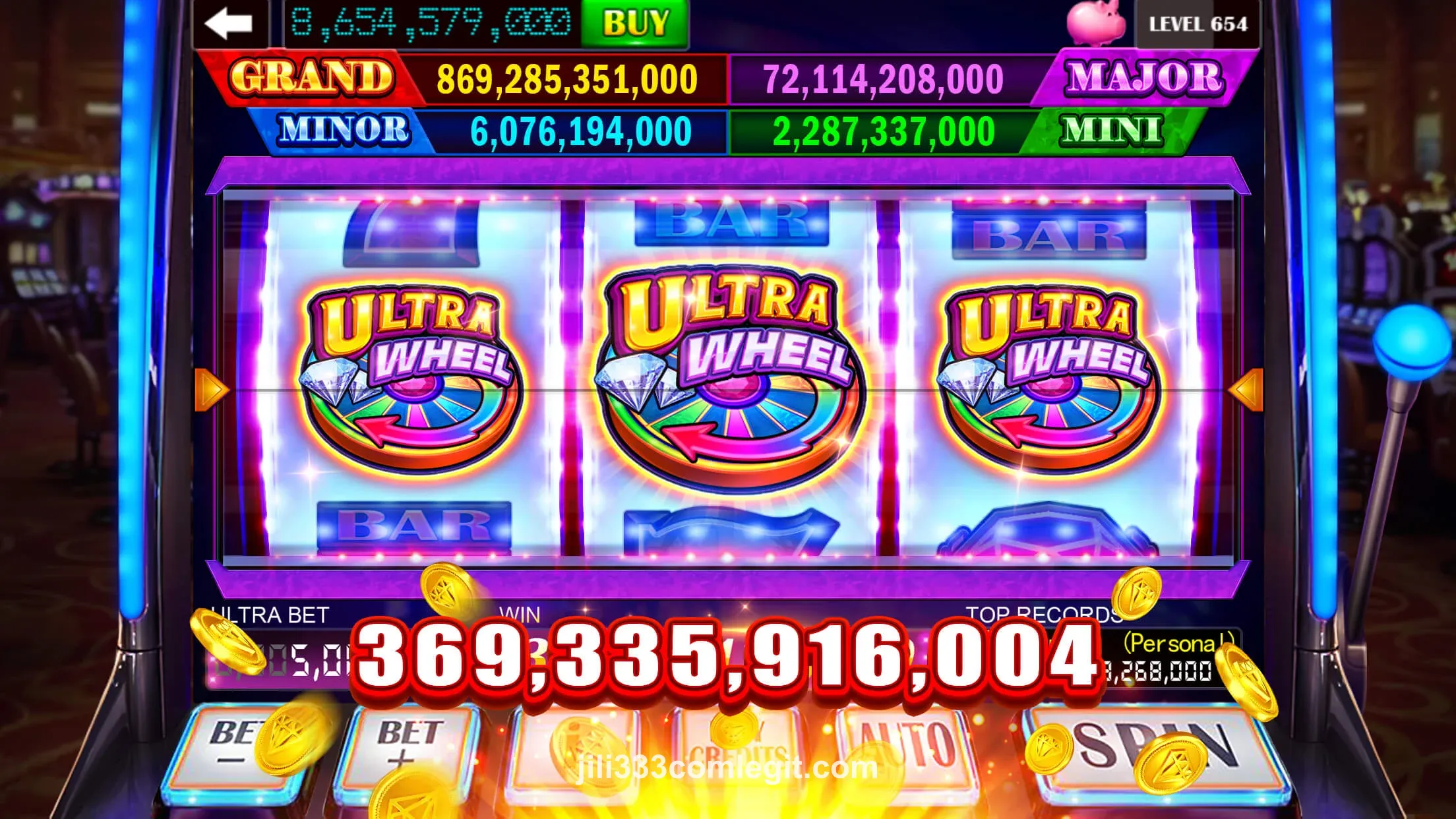 JILI333 App Gameplay Screen